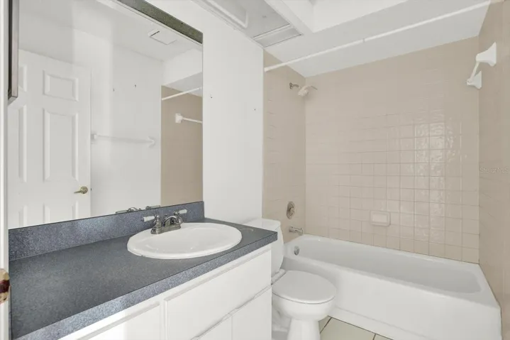 The second full bath, with a tub-shower combo.