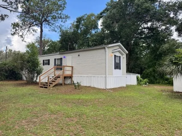 Front of Mobile Home