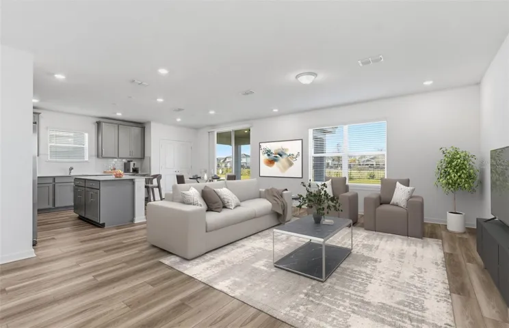 Virtually Staged - Open Gathering Room