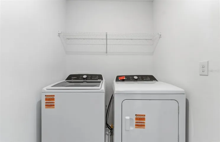 Laundry Room w/Whirlpool Washer & Dryer
