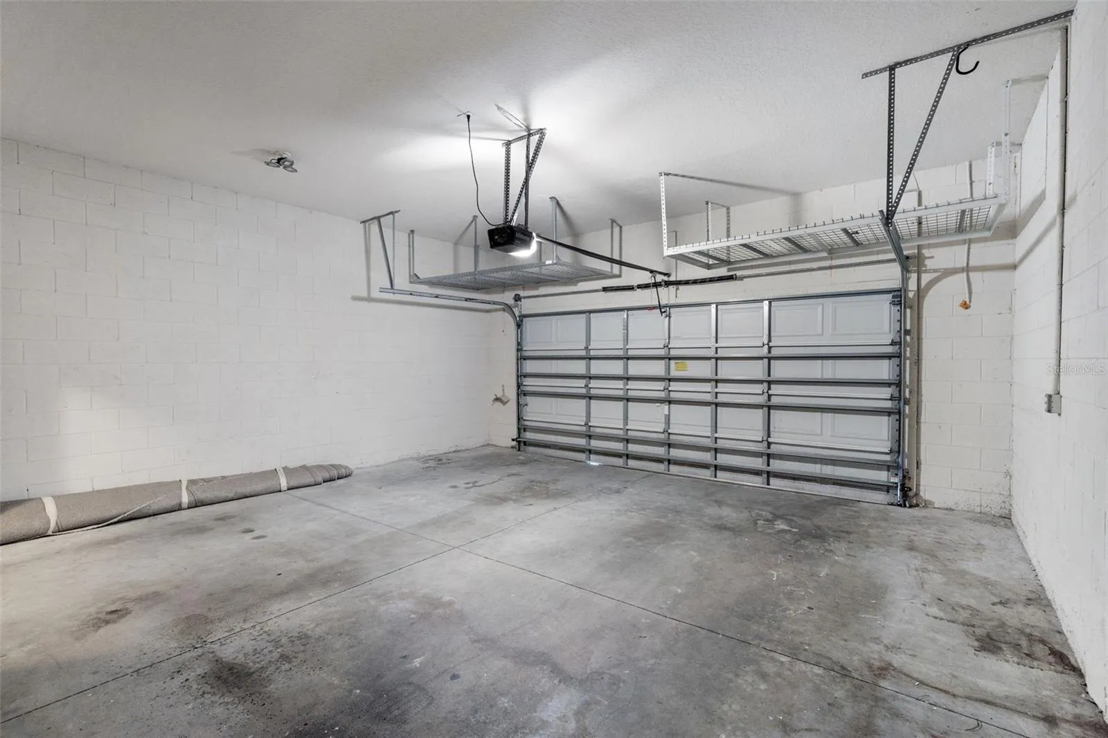 Oversized 2-car rear-entry garage
