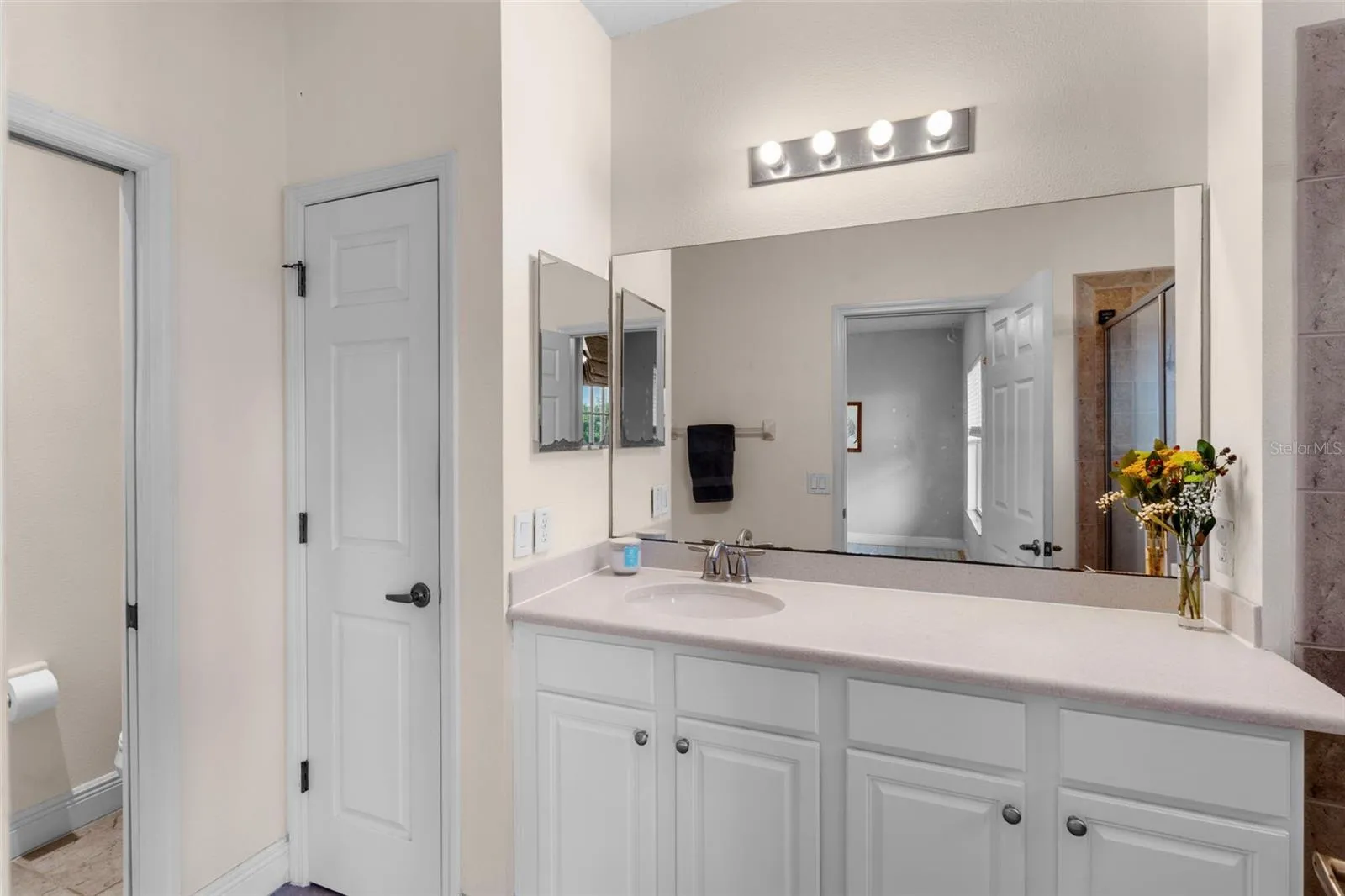 Primary bathroom with separate water closet