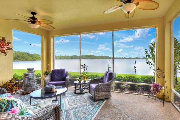 Screen Room View to Lake Melody