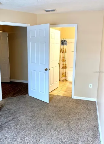 Downstairs bedroom 1 with Jack and jill bathroom