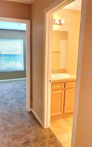 Shared bathroom upstairs