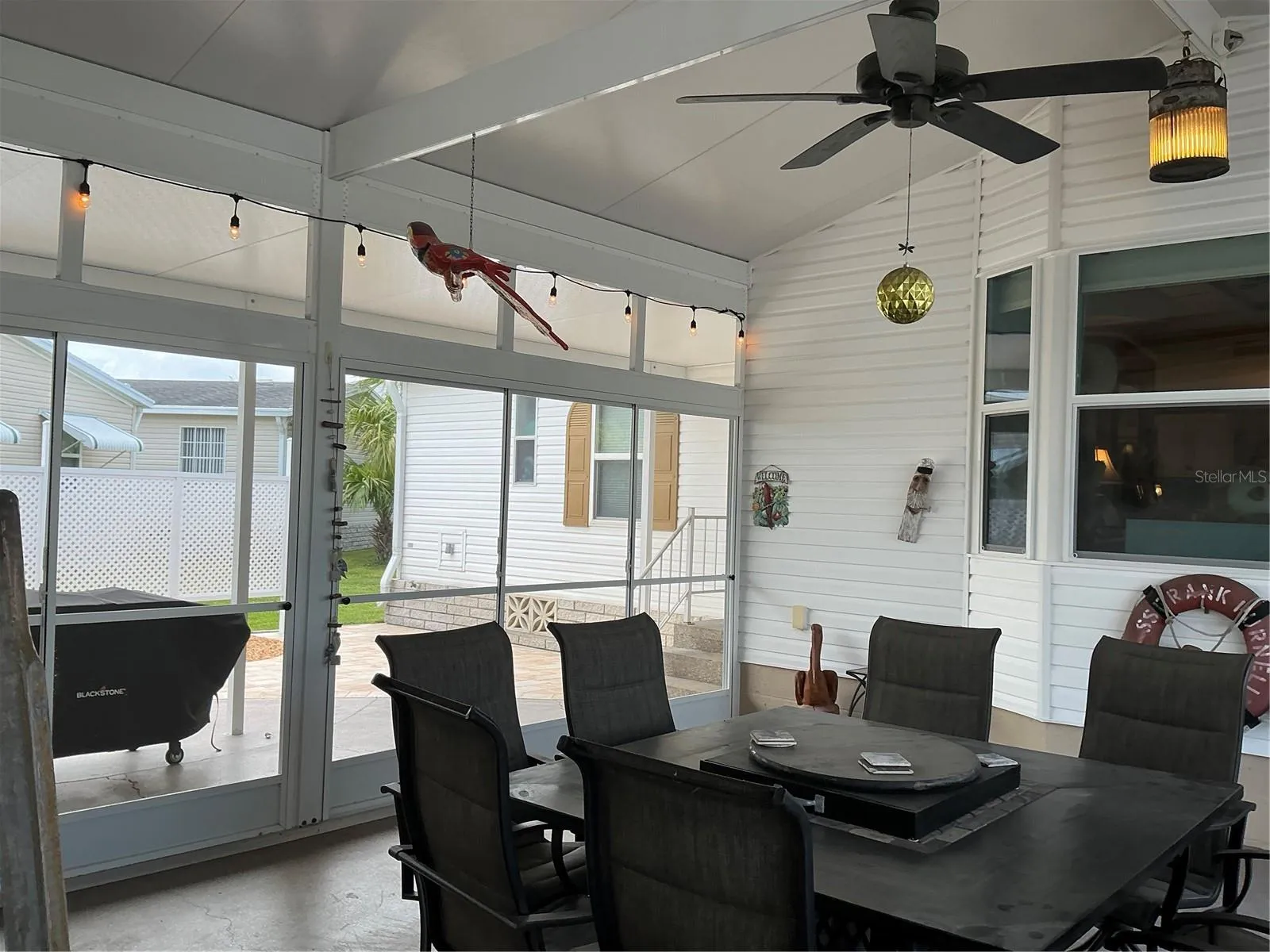 Outdoor screened room