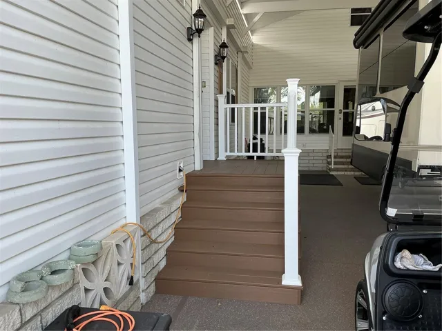 Front entrance to the house