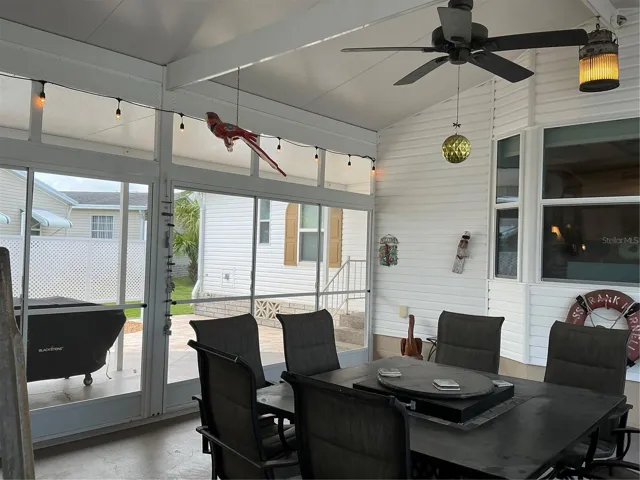Outdoor screened room