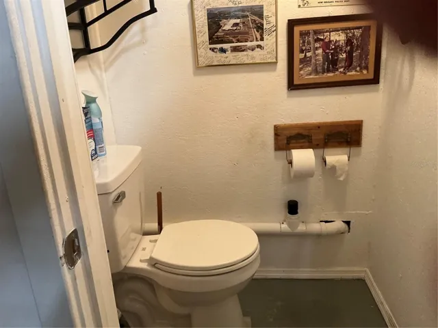 Garage potty room