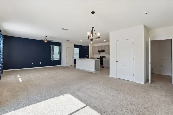 Combo living and dining room