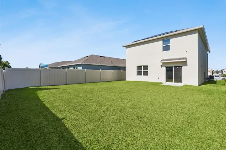 Huge backyard