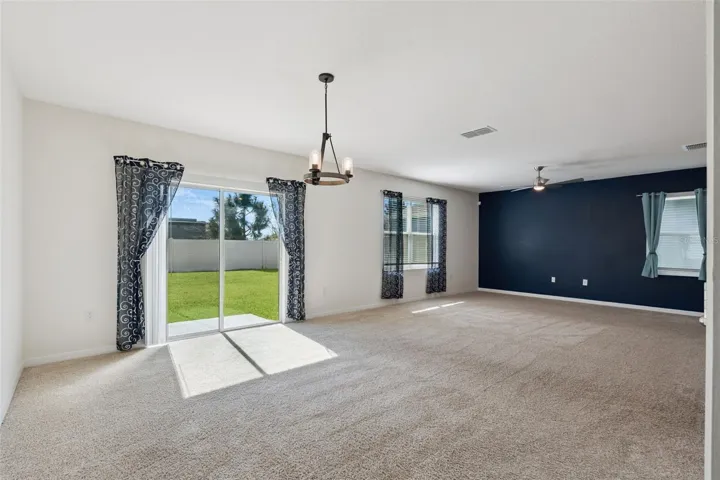 Combo living and dining room