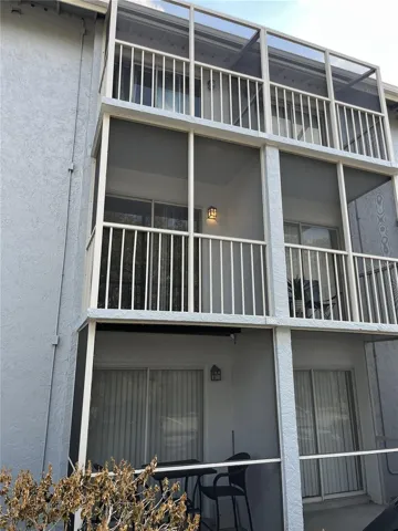 Balcony from parking lot.