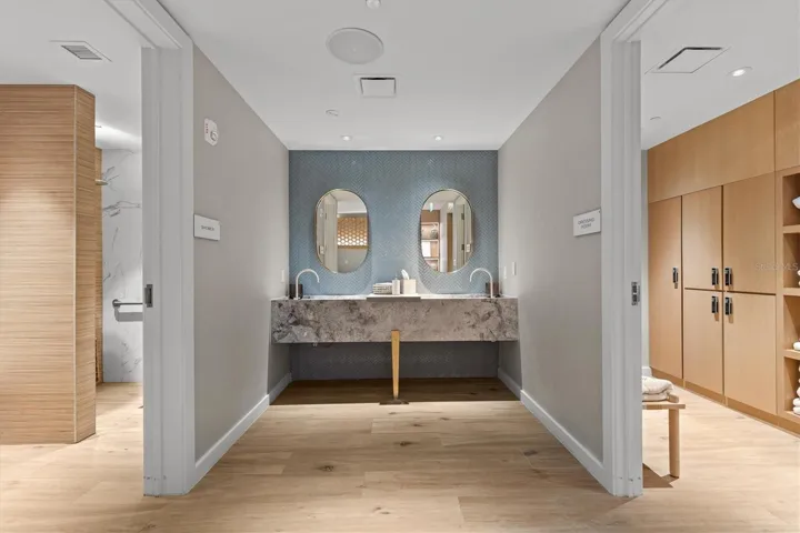 Spa, Shower & Locker Room
