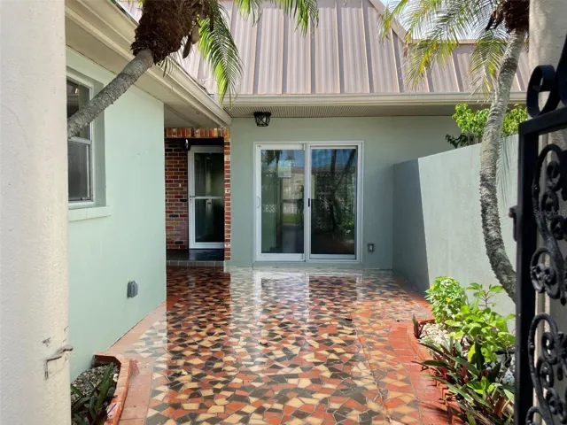 Courtyard entry