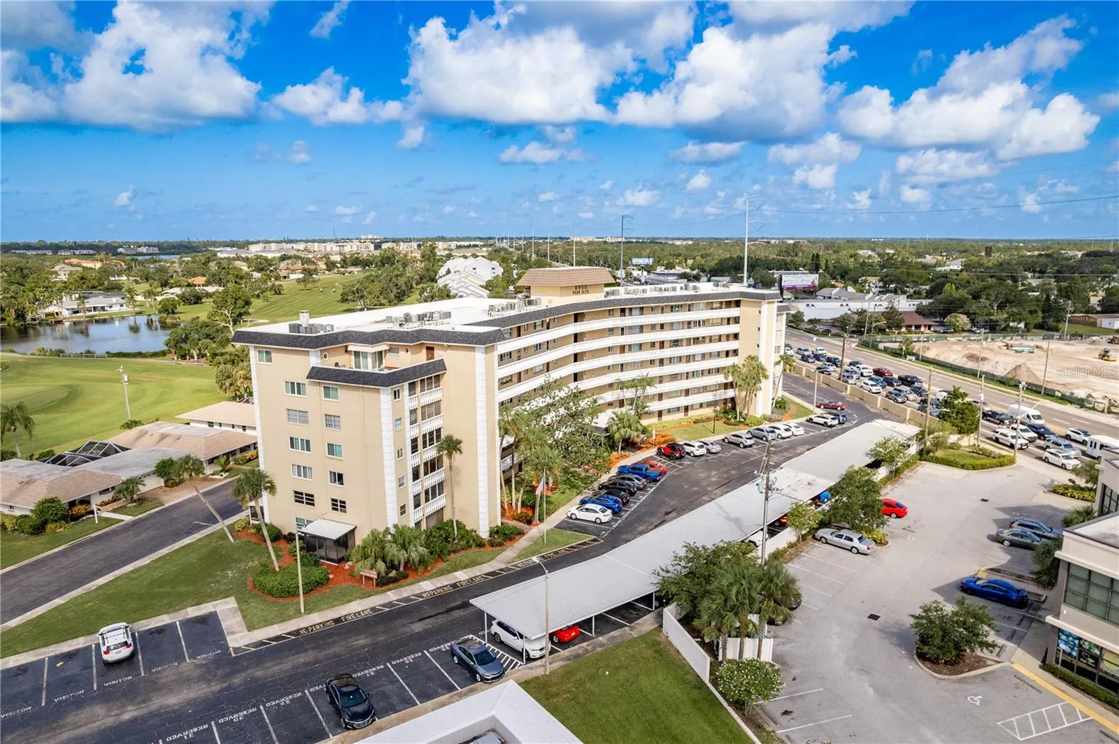 Aerial Front of Building