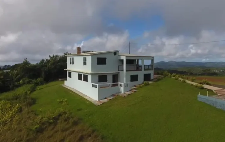Side view of Property