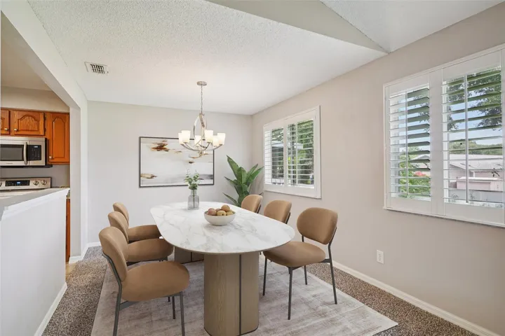 Dining Area. Virtually Staged.