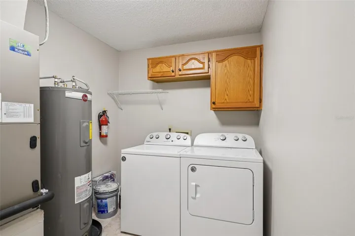 In-unit laundry/utility.
