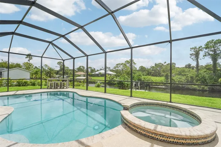 Heated pool and spa
