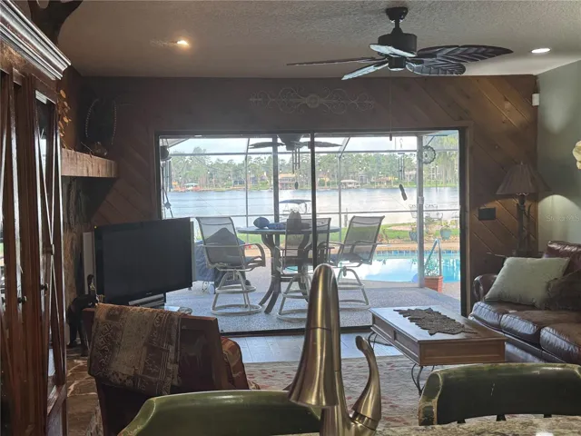 From kitchen, lake view