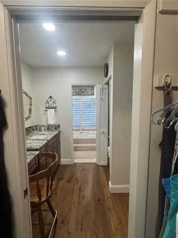 from master closet - lake view