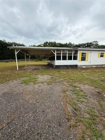 VIEW OF THE CARPORT