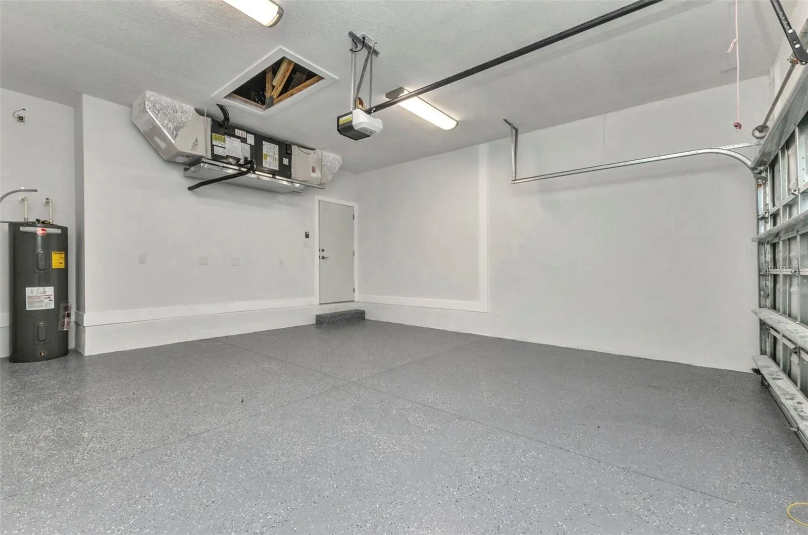 Garage with Epoxy Floor