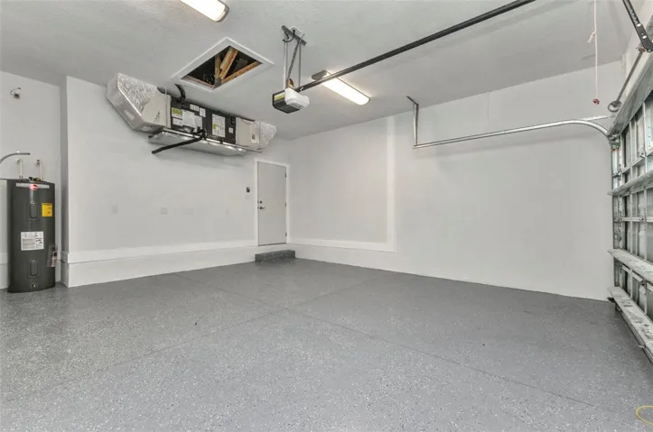 Garage with Epoxy Floor