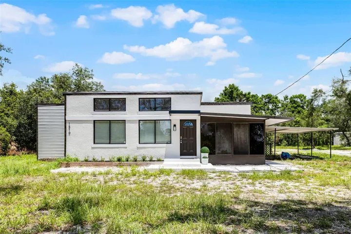 Front exposure on this 1+ acre parcel