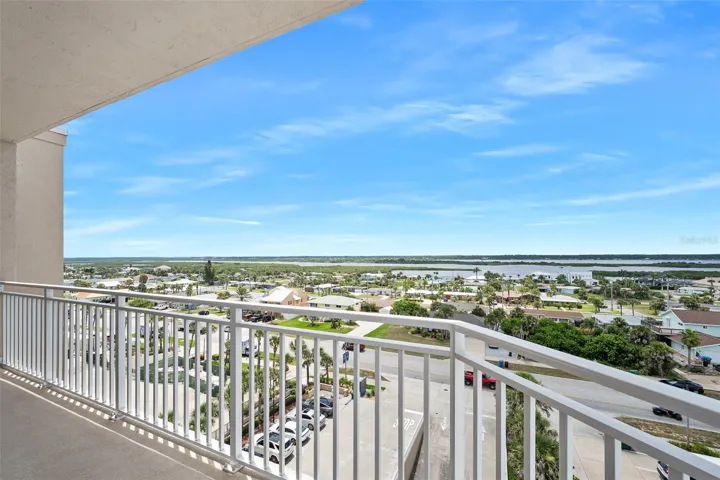 BALCONY OVERLOOKING INTRACOASTAL