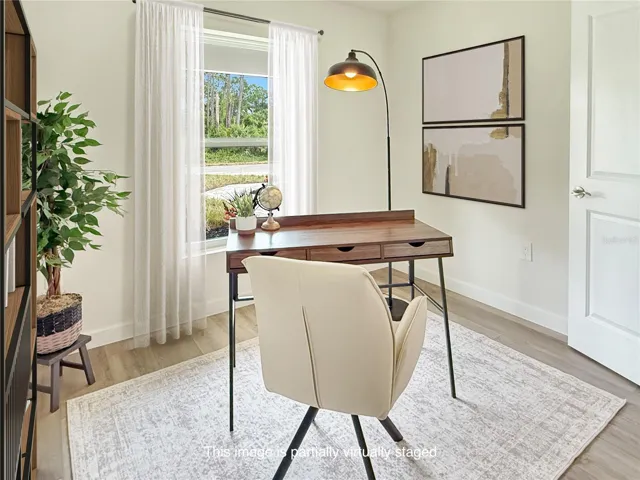 Office/Den - photos of similar model, finishes may differ. Partial virtual staging