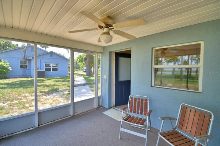 Screen Porch of Canal Cottage
