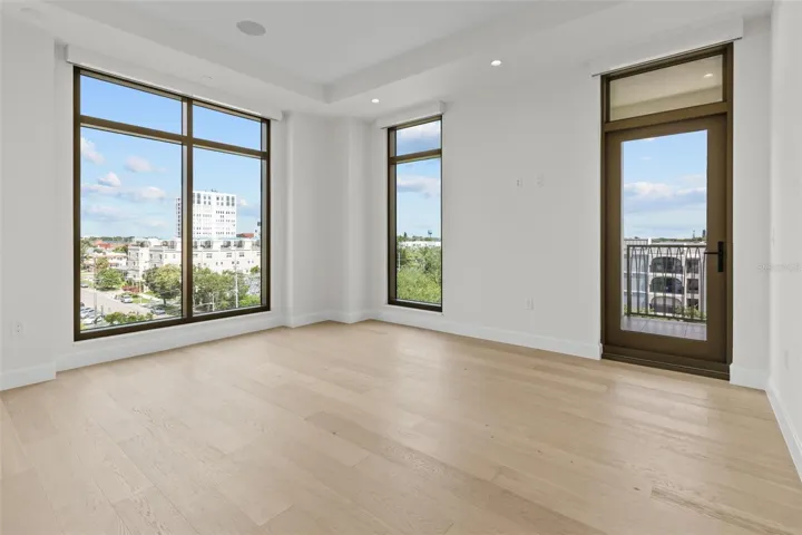 Primary Suite with Walk Out to the 38' Long Terrace