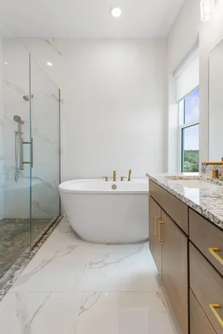 Spa-inspired ensuite—luxury and relaxation in perfect harmony.