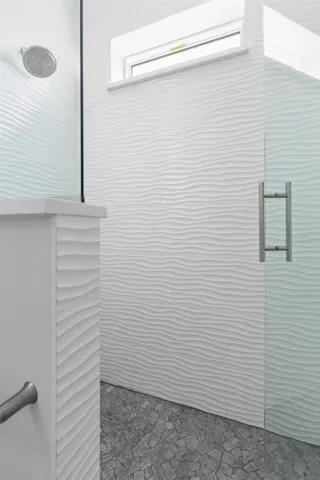 Large walk-in shower