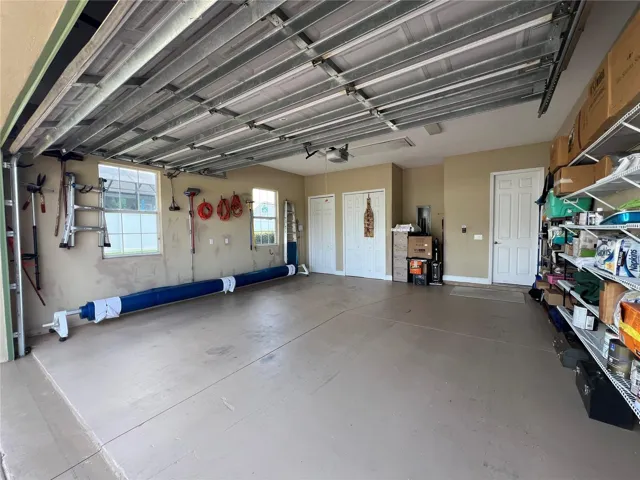 Garage (solar pool cover does convey)