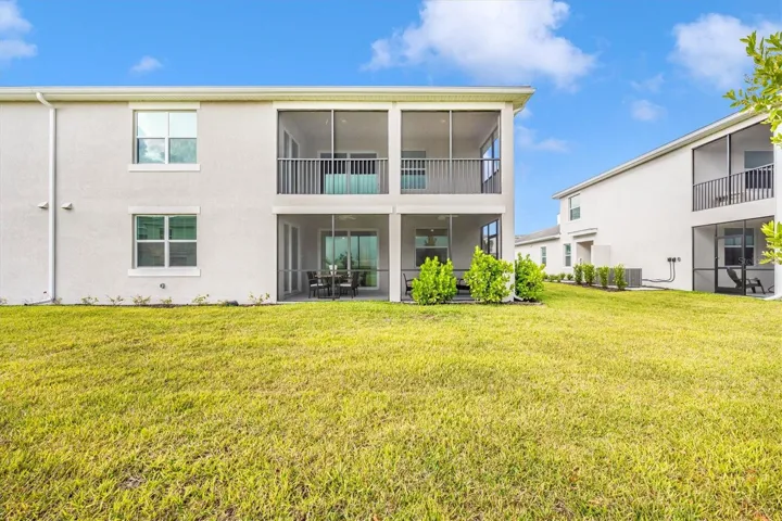 rear of home