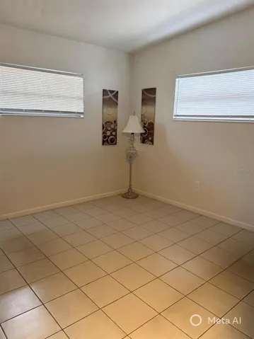 bedroom staged