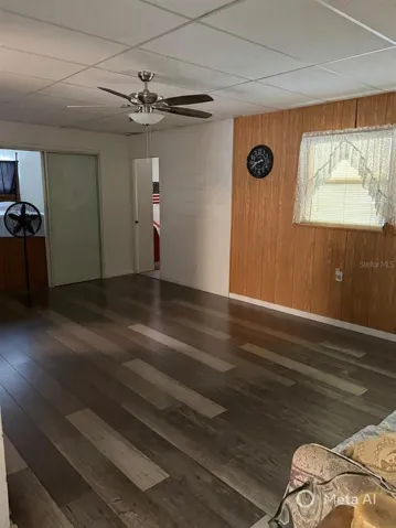 living room staged