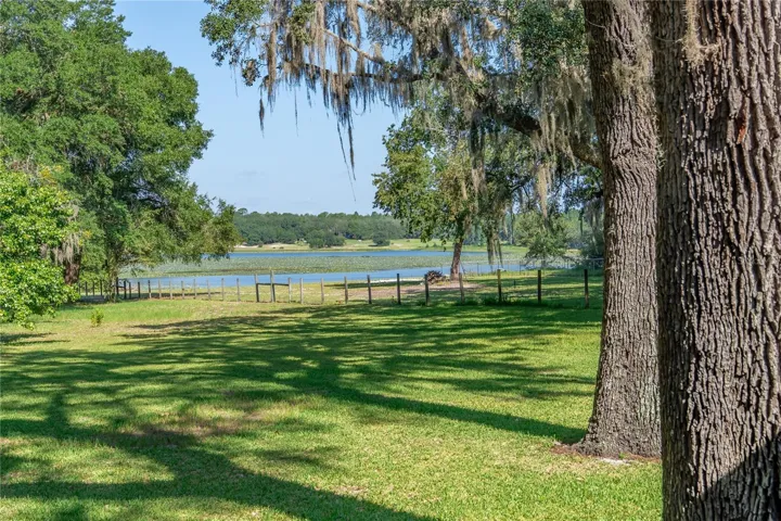 VIEW OF LAKE AND LAWN
