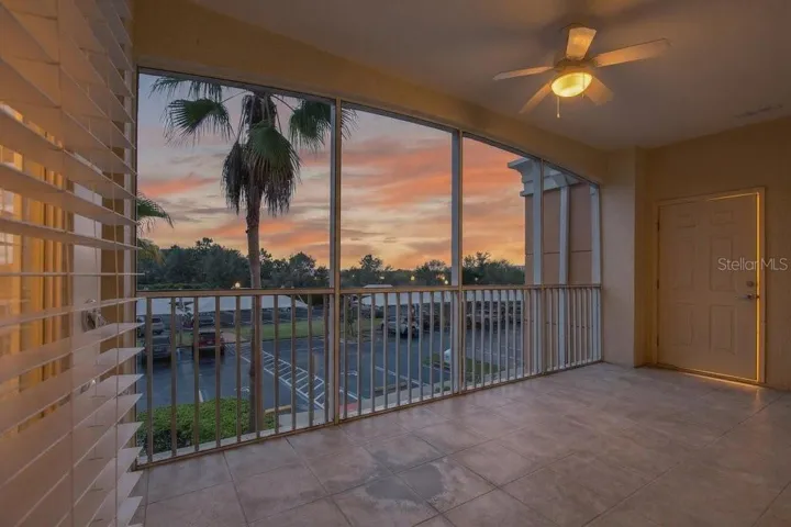 Tiled lanai Sunset