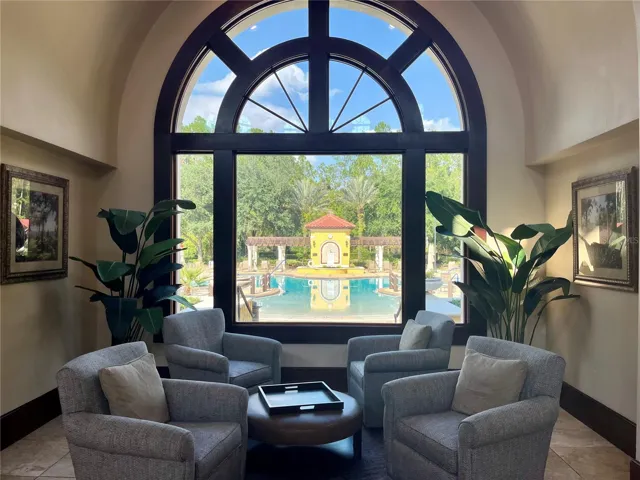 Looking out Clubhouse Window