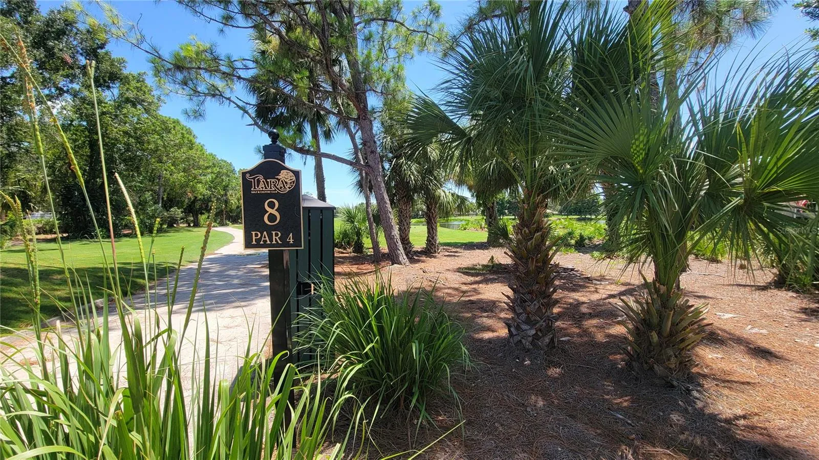 Golf Course 8th tee is immediately behind the villa