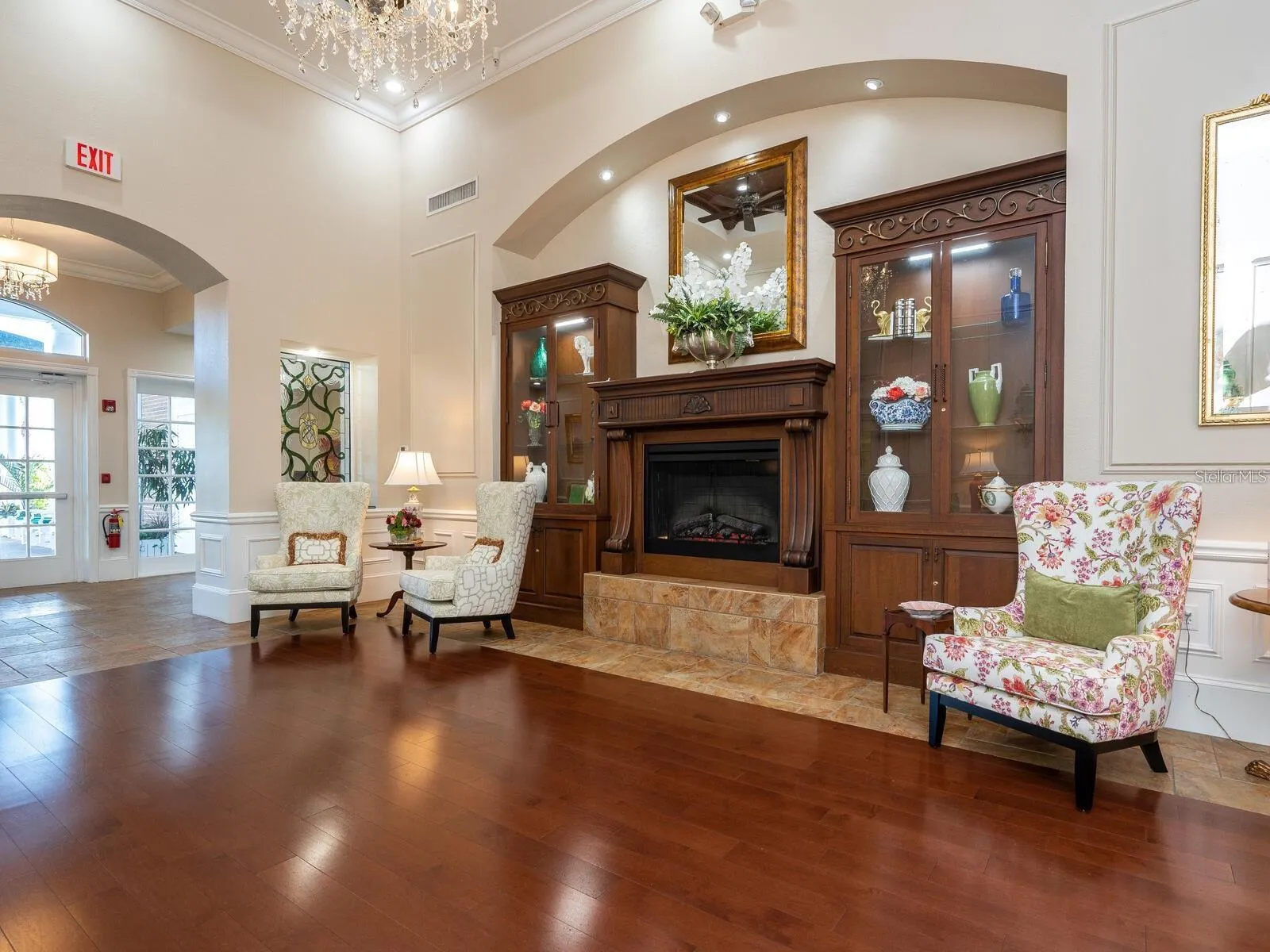 Entry foyer and reception for all social activities