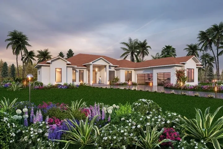 Front Elevation, Virtually staged for Pre construction.