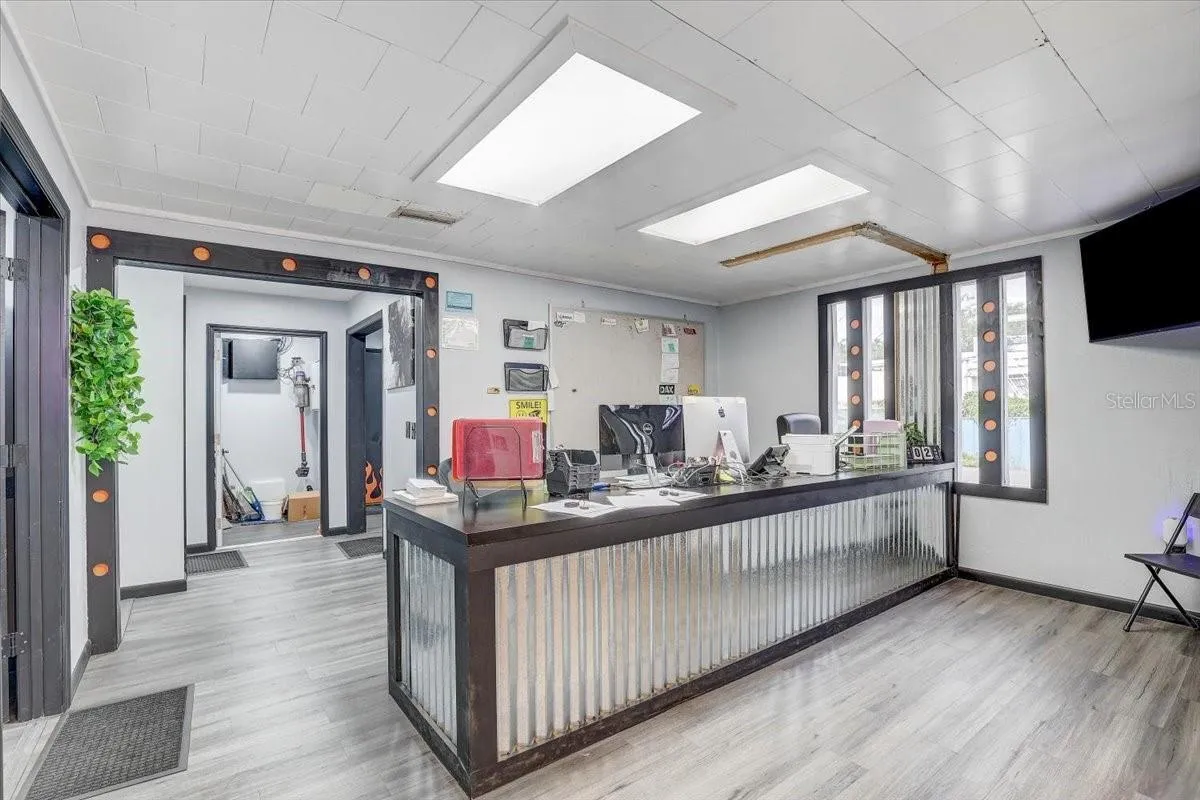 Main office reception area