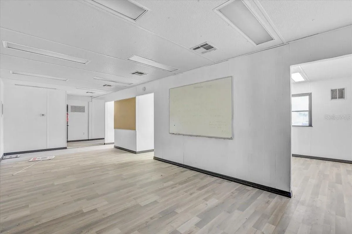 Office trailer interior
