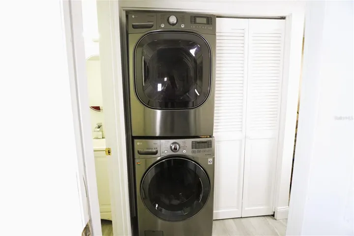 Laundry place in hallway