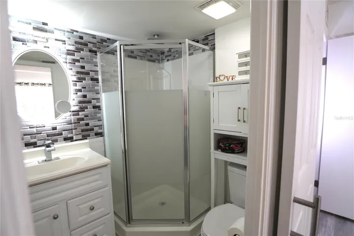 Primary Bathroom with walk-in shower
